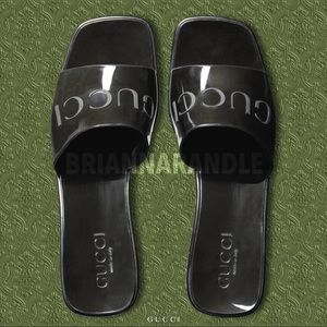 Authentic Gucci Rubber Slide Sandal